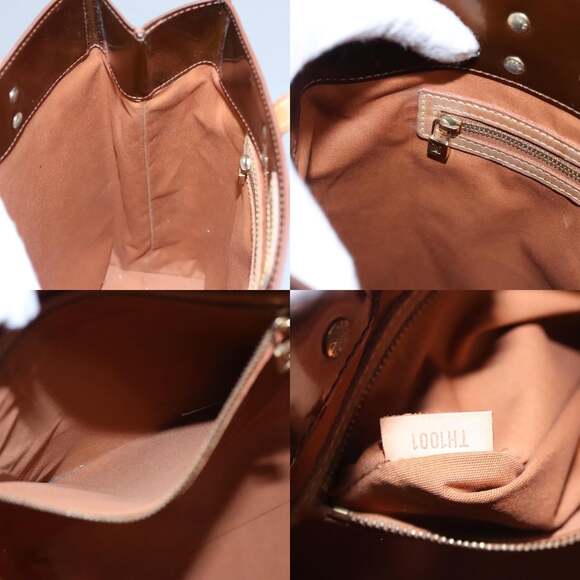 LOUIS VUITTON Monogram Vernis Reade MM Hand Bag Bronze M91143 - Picture 12 of 12